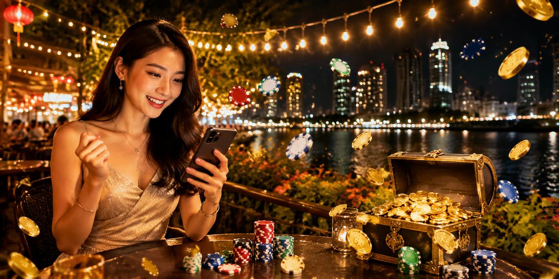 Malaysian-styled online deposit bonus display in Kuala Lumpur for blackjack casino games