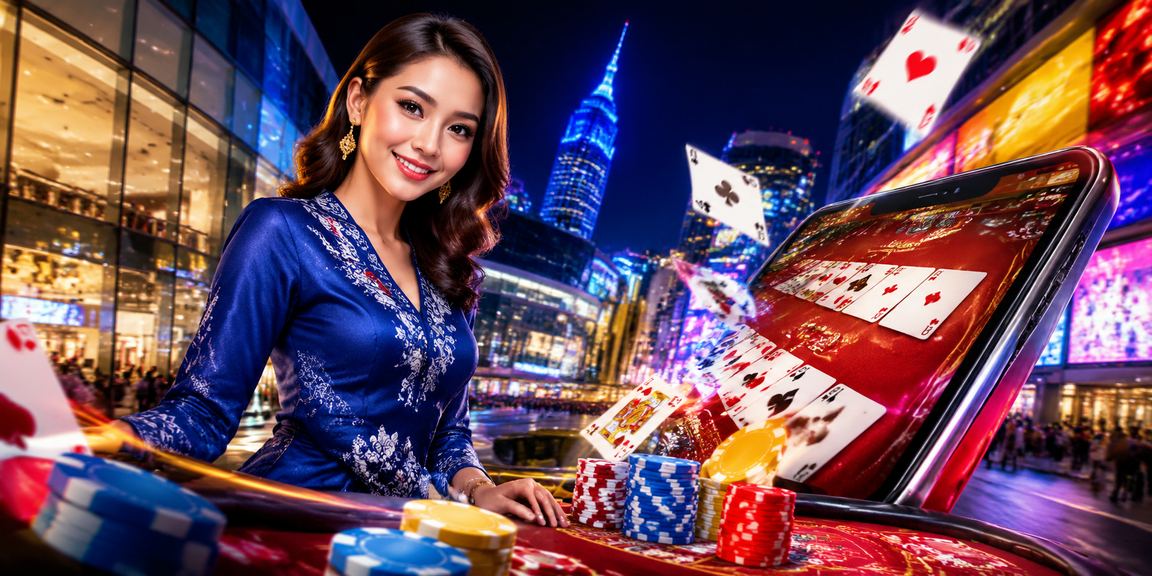Pengguna Malaysia menggunakan aplikasi mudah alih icd11 untuk permainan rummy di Kuala Lumpur
