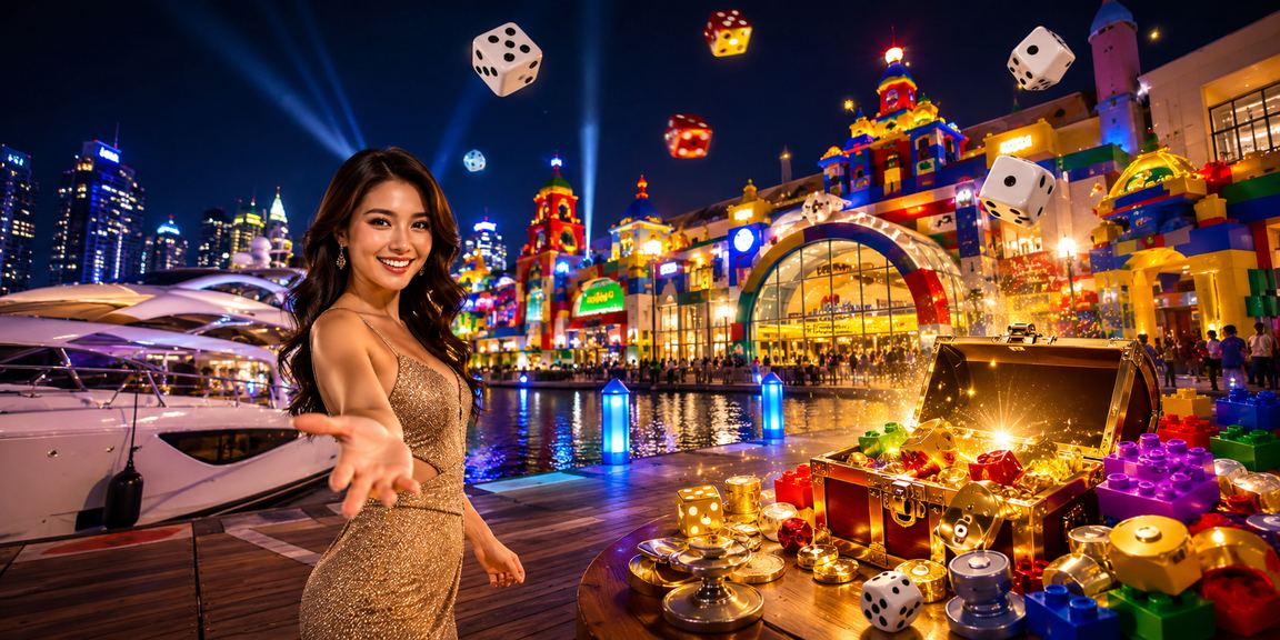 Paparan permainan dadu dalam talian bergaya Malaysia untuk platform mudah alih