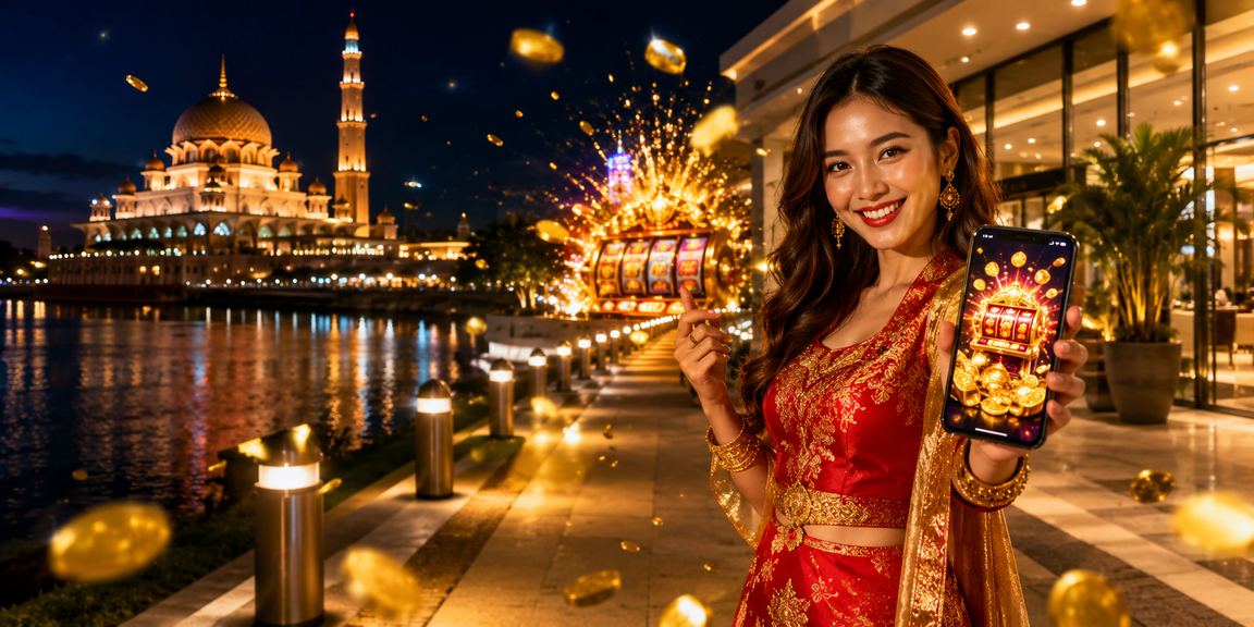 Skrin slot permainan dalam talian di Putrajaya bergaya Malaysia